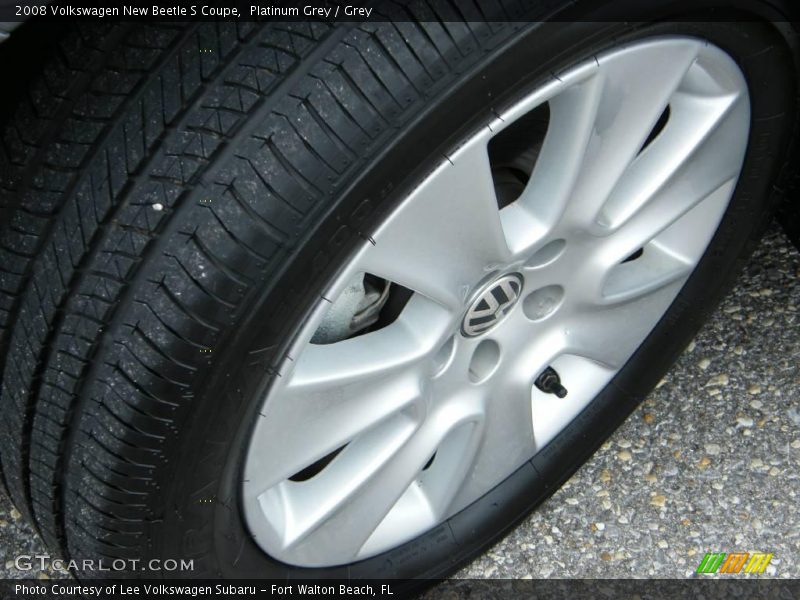 Platinum Grey / Grey 2008 Volkswagen New Beetle S Coupe