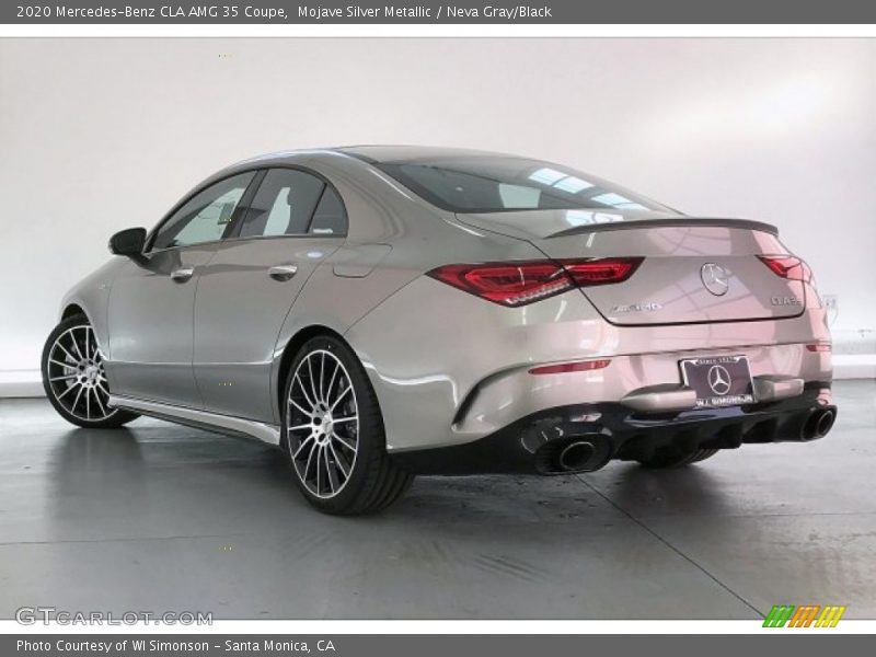 Mojave Silver Metallic / Neva Gray/Black 2020 Mercedes-Benz CLA AMG 35 Coupe