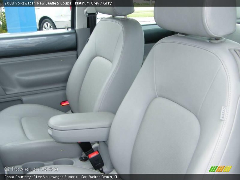 Platinum Grey / Grey 2008 Volkswagen New Beetle S Coupe