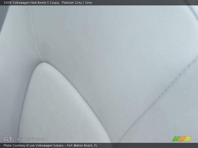 Platinum Grey / Grey 2008 Volkswagen New Beetle S Coupe