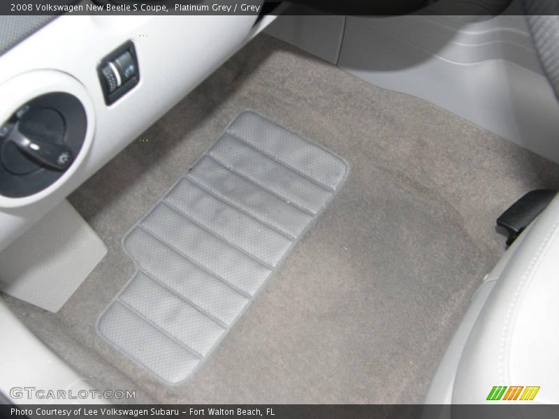 Platinum Grey / Grey 2008 Volkswagen New Beetle S Coupe