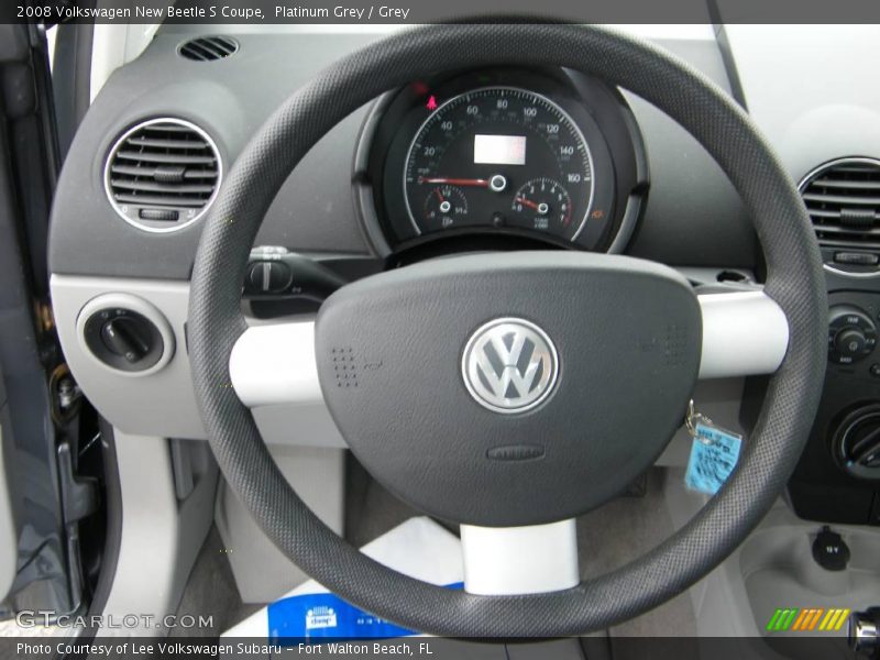 Platinum Grey / Grey 2008 Volkswagen New Beetle S Coupe