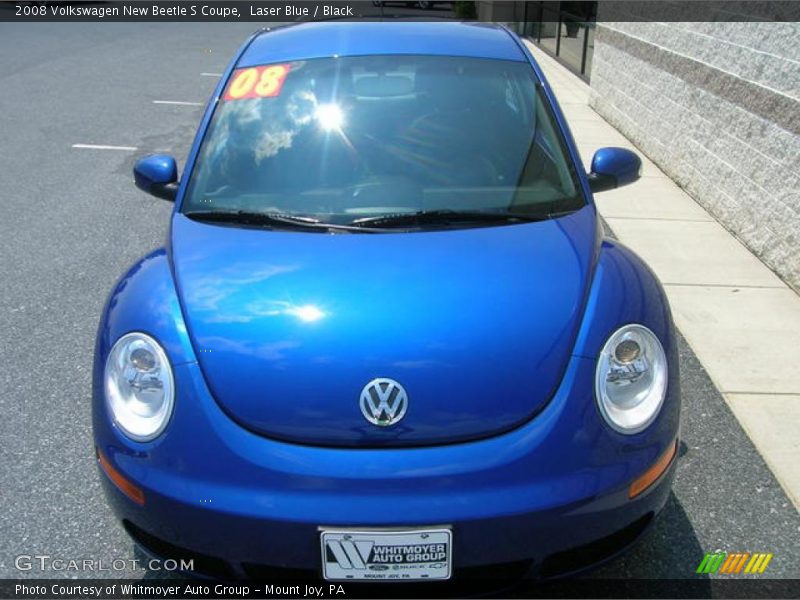 Laser Blue / Black 2008 Volkswagen New Beetle S Coupe