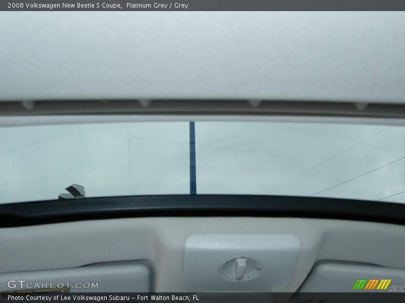 Platinum Grey / Grey 2008 Volkswagen New Beetle S Coupe