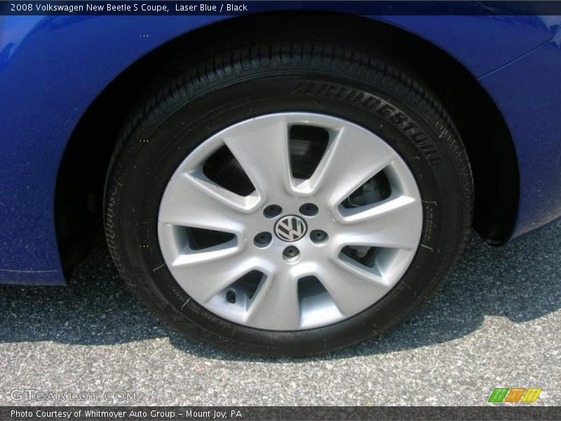 Laser Blue / Black 2008 Volkswagen New Beetle S Coupe