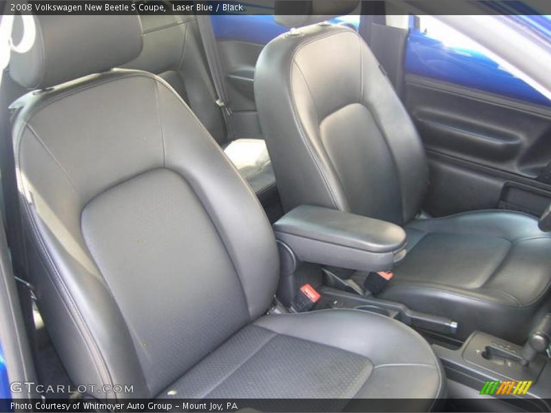 Laser Blue / Black 2008 Volkswagen New Beetle S Coupe