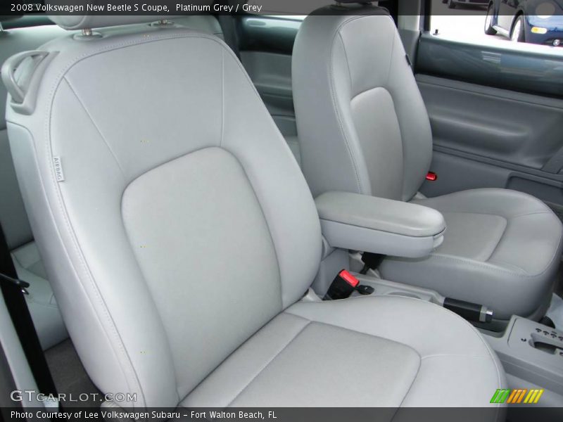 Platinum Grey / Grey 2008 Volkswagen New Beetle S Coupe