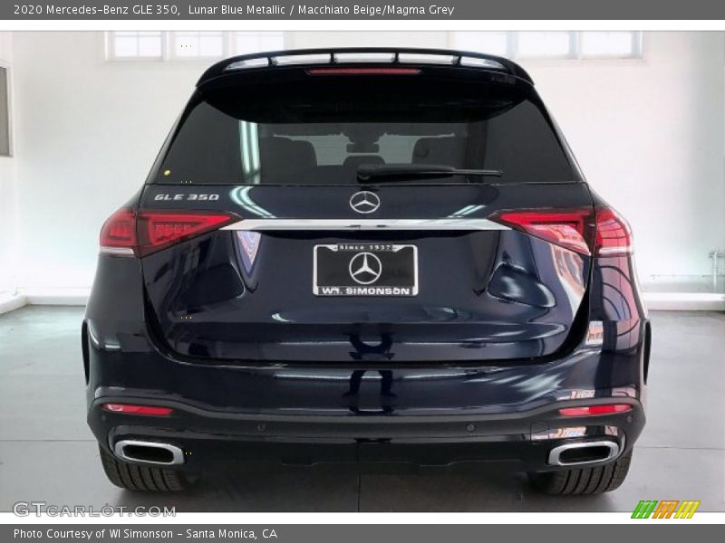 Lunar Blue Metallic / Macchiato Beige/Magma Grey 2020 Mercedes-Benz GLE 350