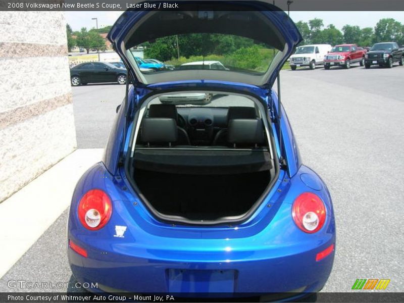 Laser Blue / Black 2008 Volkswagen New Beetle S Coupe