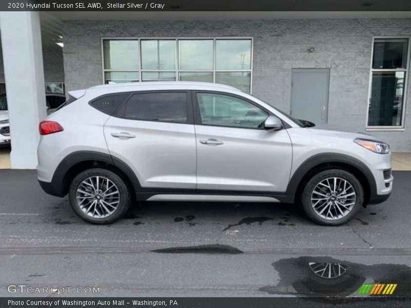 Stellar Silver / Gray 2020 Hyundai Tucson SEL AWD