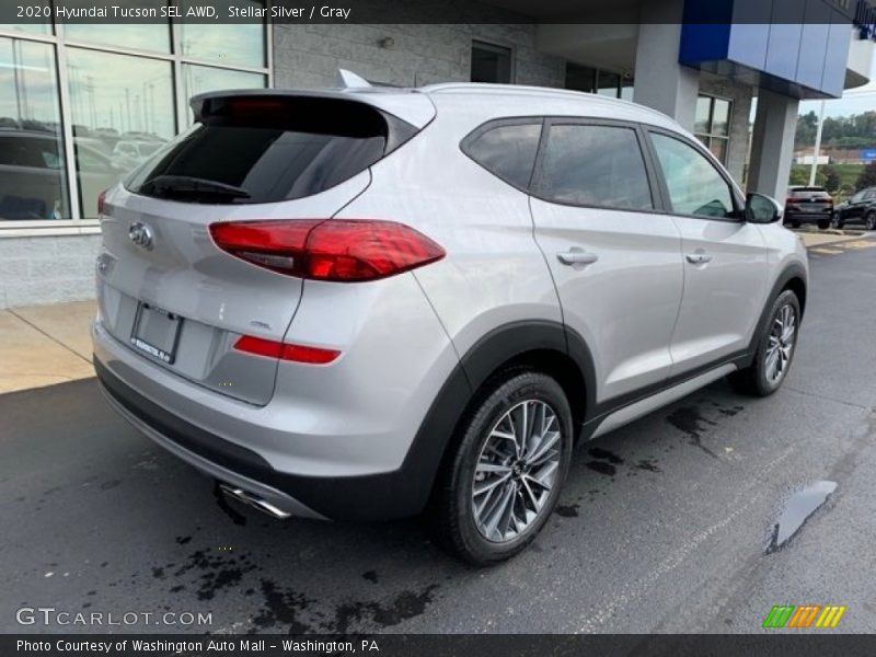 Stellar Silver / Gray 2020 Hyundai Tucson SEL AWD