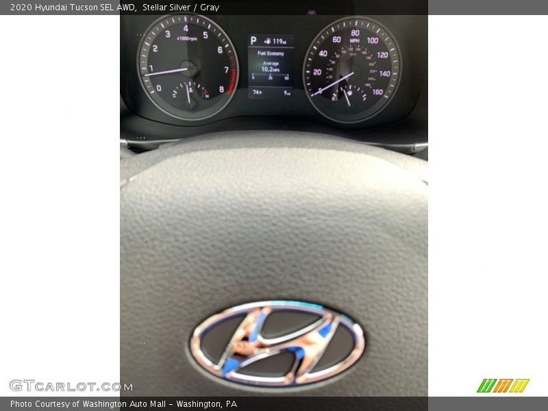 Stellar Silver / Gray 2020 Hyundai Tucson SEL AWD