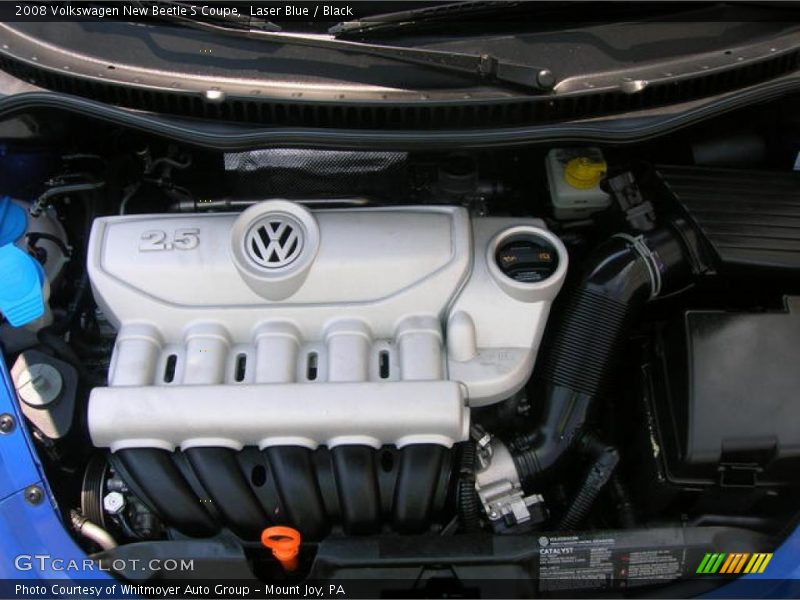 Laser Blue / Black 2008 Volkswagen New Beetle S Coupe