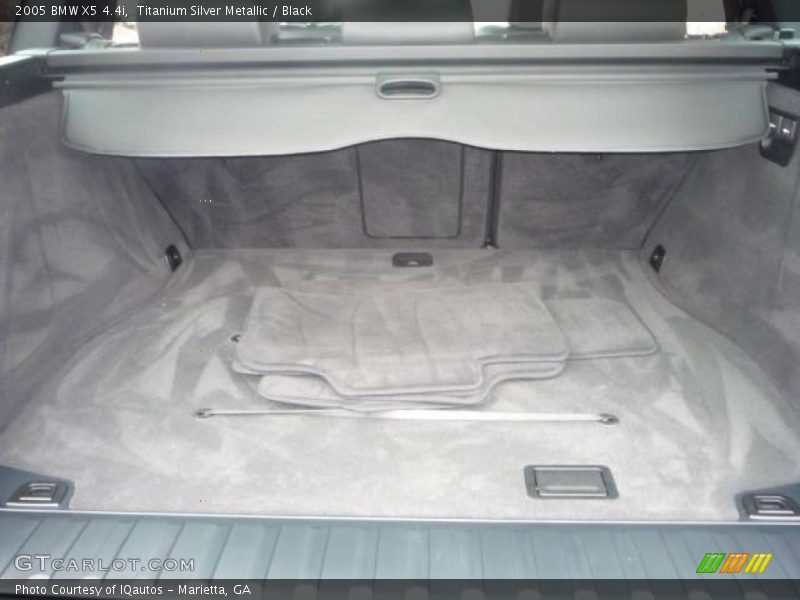 Titanium Silver Metallic / Black 2005 BMW X5 4.4i