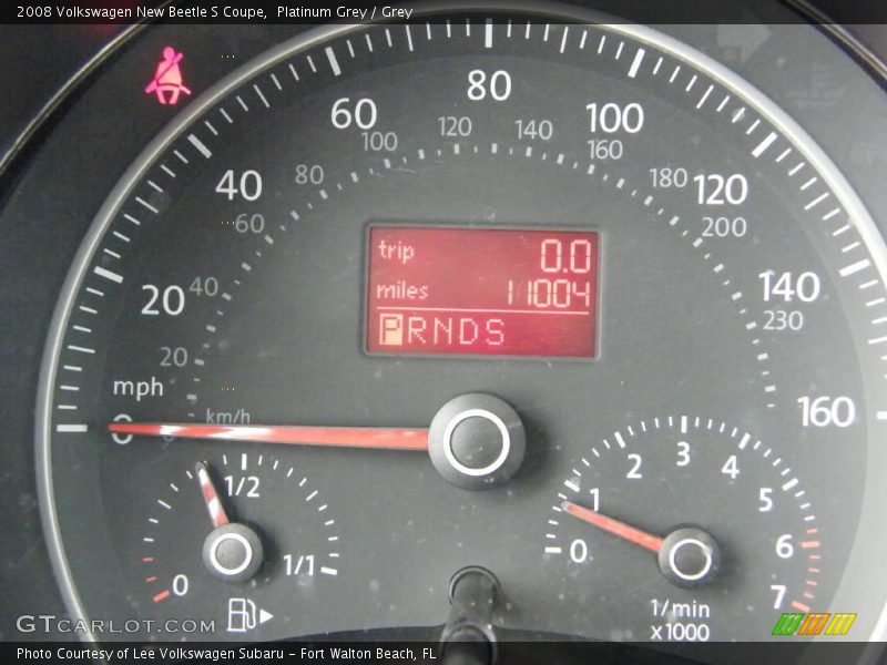 Platinum Grey / Grey 2008 Volkswagen New Beetle S Coupe