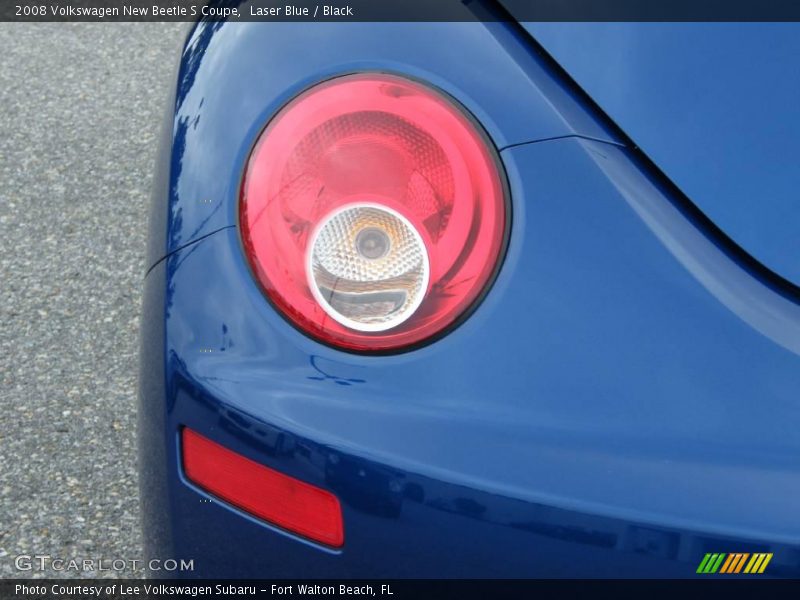 Laser Blue / Black 2008 Volkswagen New Beetle S Coupe