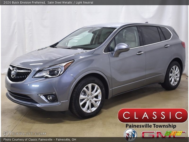 Satin Steel Metallic / Light Neutral 2020 Buick Envision Preferred