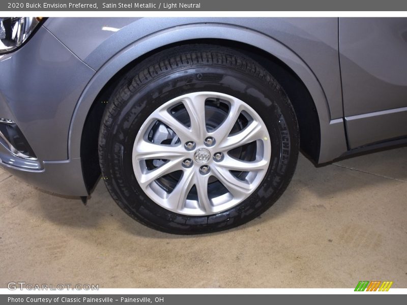 Satin Steel Metallic / Light Neutral 2020 Buick Envision Preferred