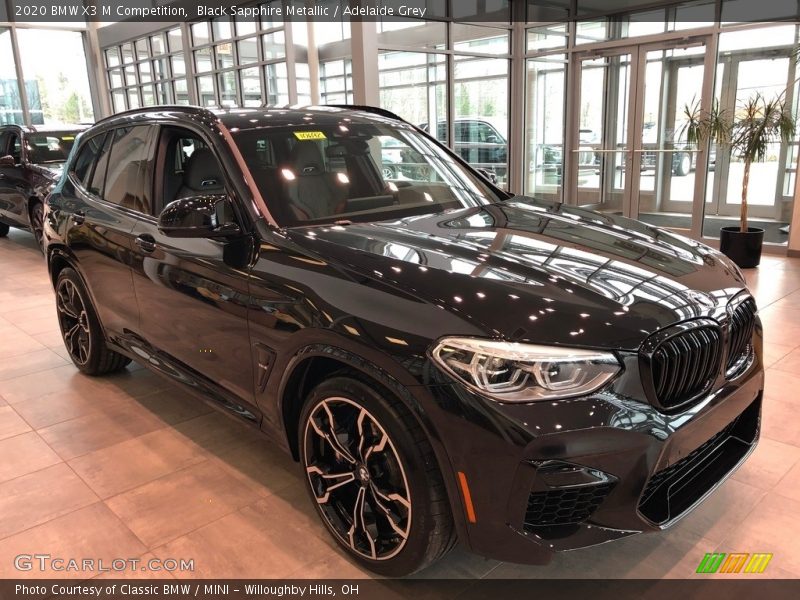Front 3/4 View of 2020 X3 M Competition