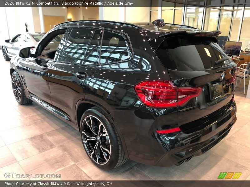 Black Sapphire Metallic / Adelaide Grey 2020 BMW X3 M Competition
