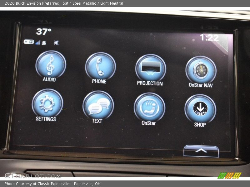 Satin Steel Metallic / Light Neutral 2020 Buick Envision Preferred