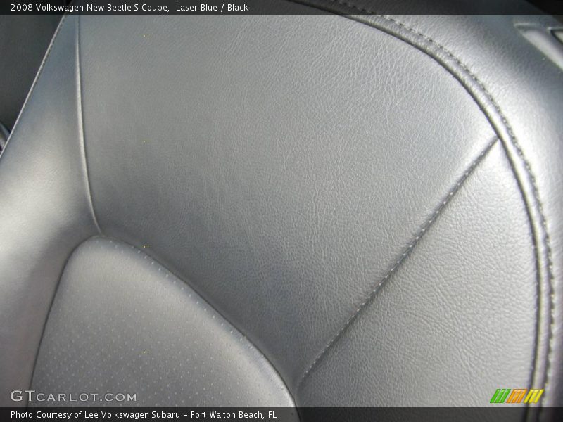 Laser Blue / Black 2008 Volkswagen New Beetle S Coupe
