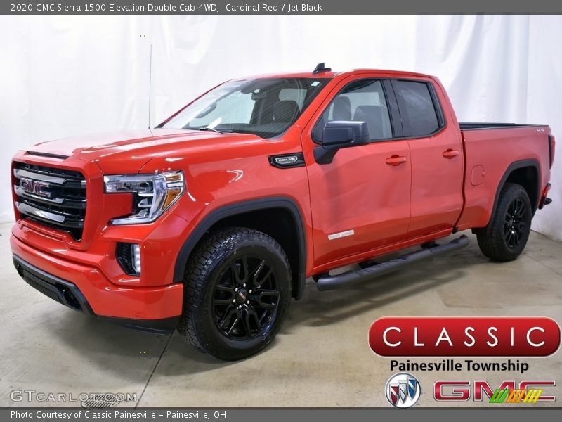 Cardinal Red / Jet Black 2020 GMC Sierra 1500 Elevation Double Cab 4WD