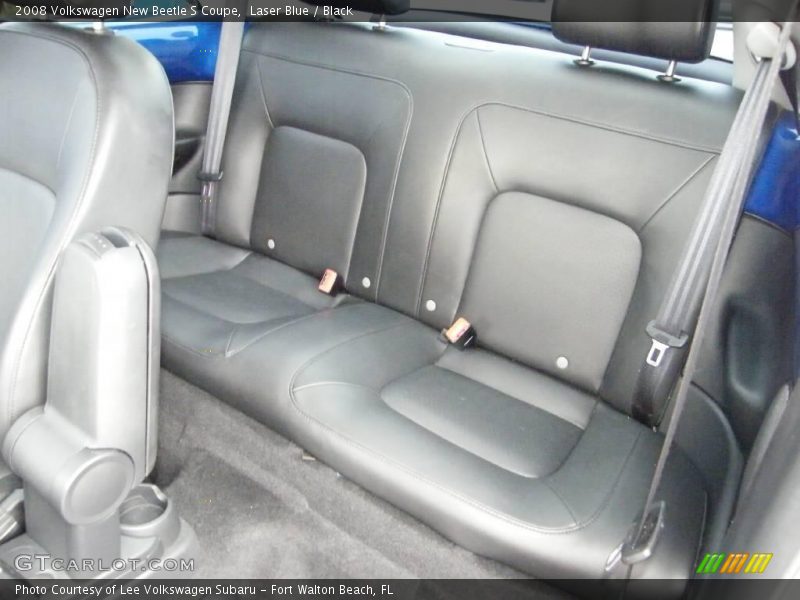 Laser Blue / Black 2008 Volkswagen New Beetle S Coupe
