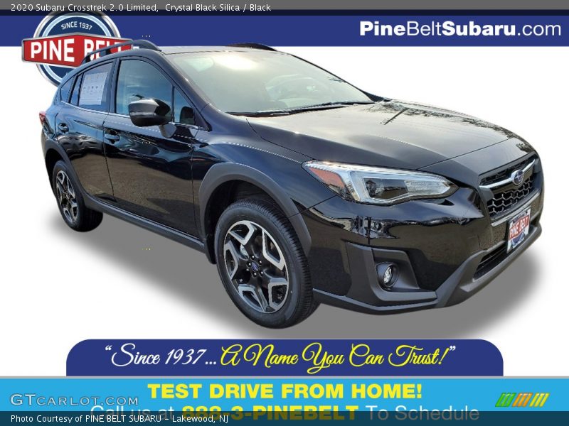 Crystal Black Silica / Black 2020 Subaru Crosstrek 2.0 Limited