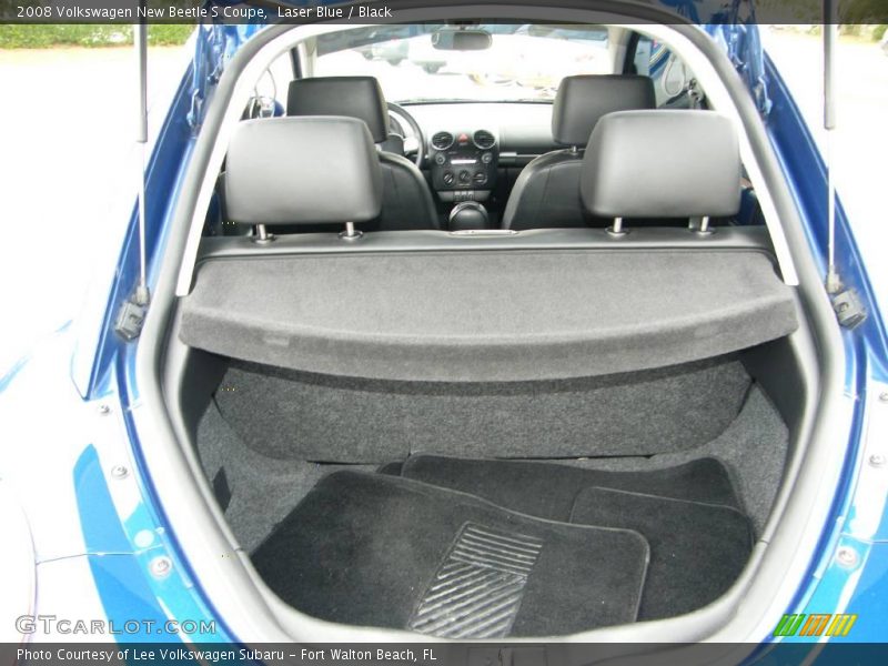 Laser Blue / Black 2008 Volkswagen New Beetle S Coupe