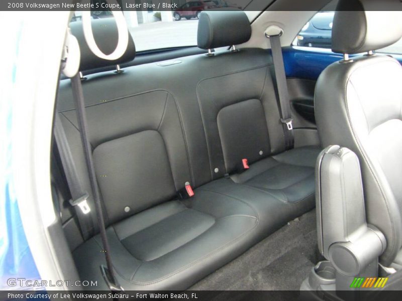 Laser Blue / Black 2008 Volkswagen New Beetle S Coupe