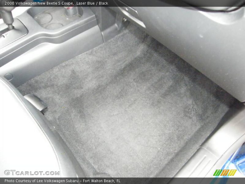 Laser Blue / Black 2008 Volkswagen New Beetle S Coupe