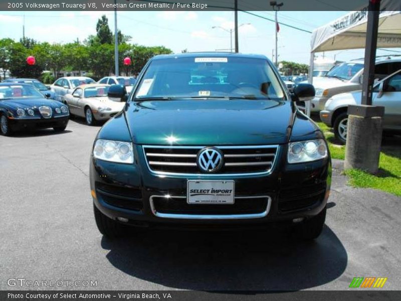 Venetian Green Metallic / Pure Beige 2005 Volkswagen Touareg V8