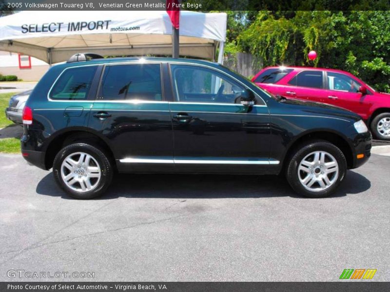 Venetian Green Metallic / Pure Beige 2005 Volkswagen Touareg V8