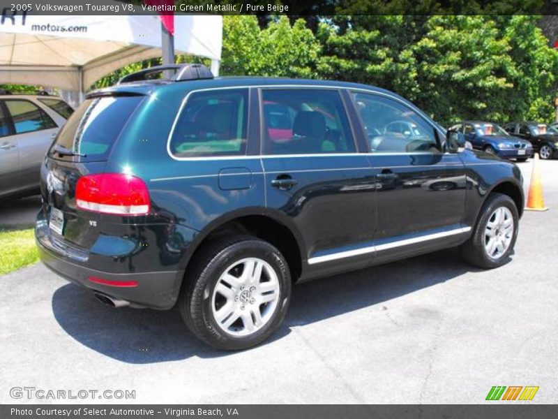 Venetian Green Metallic / Pure Beige 2005 Volkswagen Touareg V8