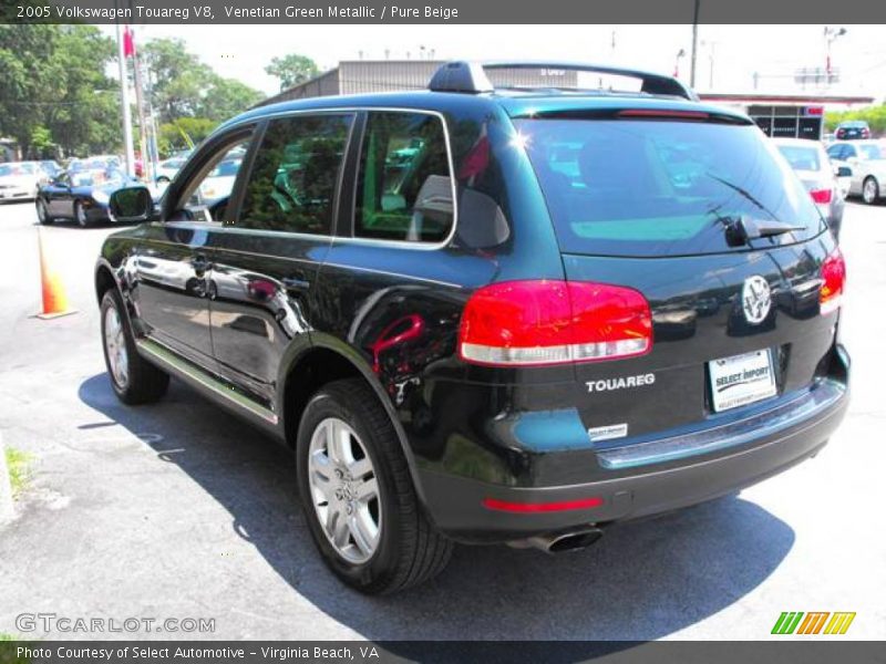 Venetian Green Metallic / Pure Beige 2005 Volkswagen Touareg V8