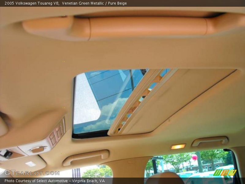 Venetian Green Metallic / Pure Beige 2005 Volkswagen Touareg V8