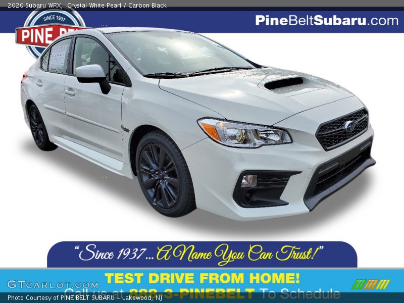Crystal White Pearl / Carbon Black 2020 Subaru WRX