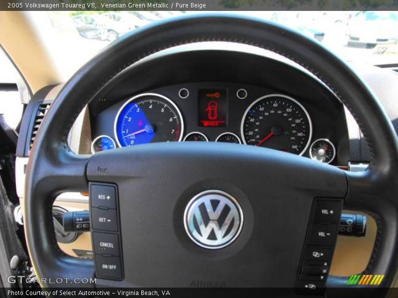 Venetian Green Metallic / Pure Beige 2005 Volkswagen Touareg V8