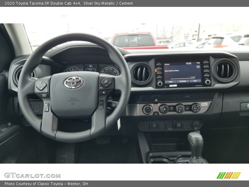 Dashboard of 2020 Tacoma SR Double Cab 4x4