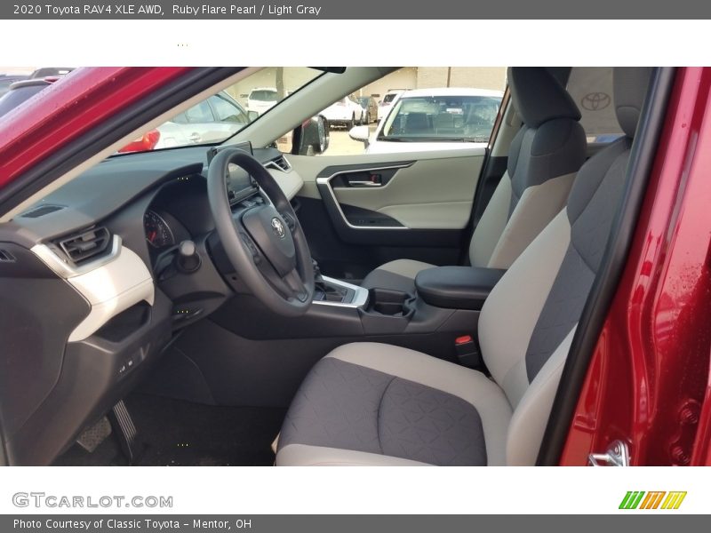 Ruby Flare Pearl / Light Gray 2020 Toyota RAV4 XLE AWD