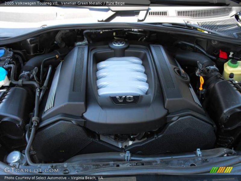 Venetian Green Metallic / Pure Beige 2005 Volkswagen Touareg V8