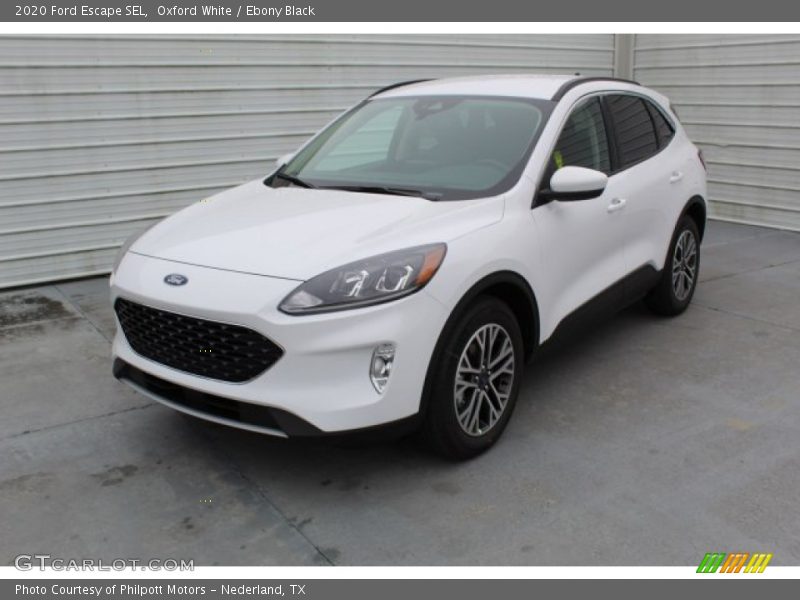 Oxford White / Ebony Black 2020 Ford Escape SEL
