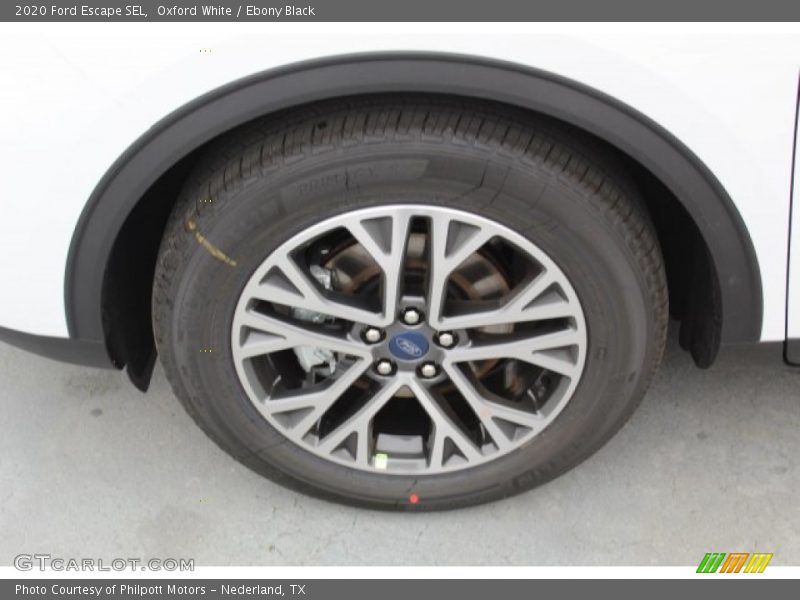 Oxford White / Ebony Black 2020 Ford Escape SEL