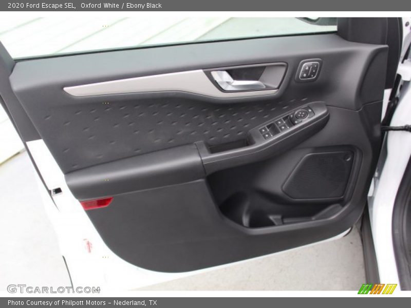 Oxford White / Ebony Black 2020 Ford Escape SEL