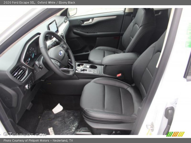 Oxford White / Ebony Black 2020 Ford Escape SEL