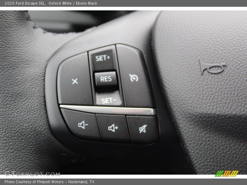 Oxford White / Ebony Black 2020 Ford Escape SEL