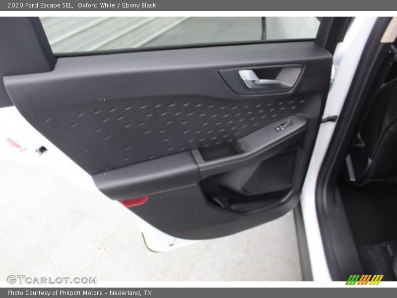 Oxford White / Ebony Black 2020 Ford Escape SEL