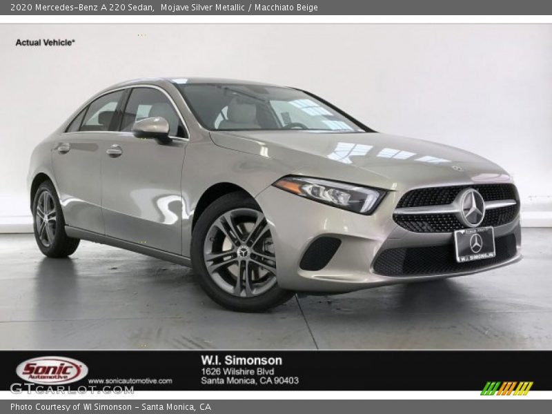 Mojave Silver Metallic / Macchiato Beige 2020 Mercedes-Benz A 220 Sedan