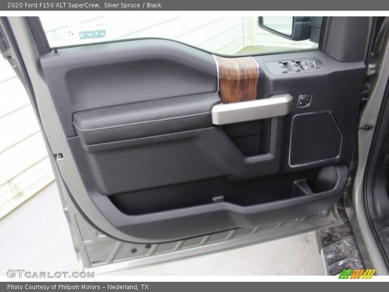 Silver Spruce / Black 2020 Ford F150 XLT SuperCrew
